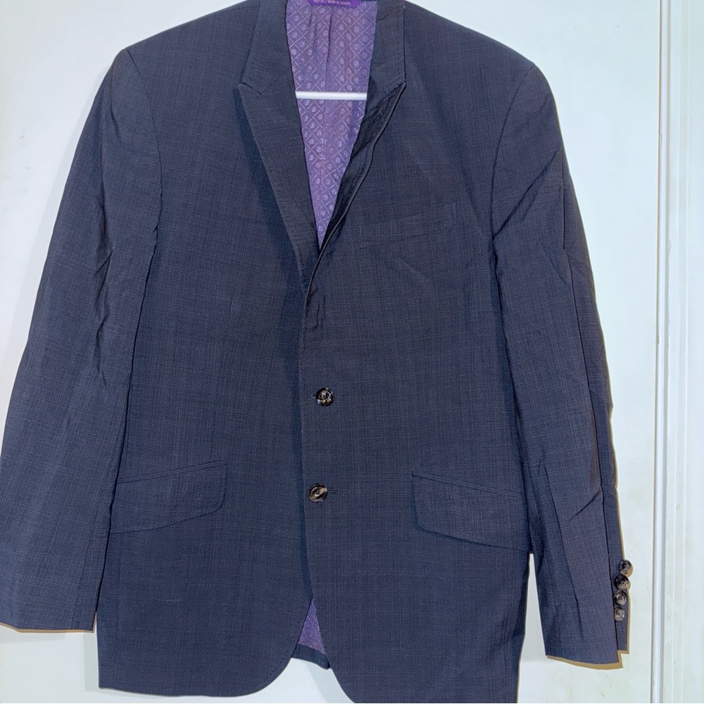 Ted Baker London Endurance‎ Navy  Blazer with Lavender Lining